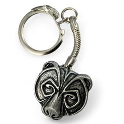 Urus Rennmaus, Zinnie antik silber