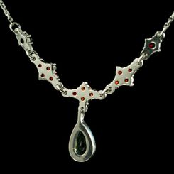 CLADDAGH NECKLACE, silver