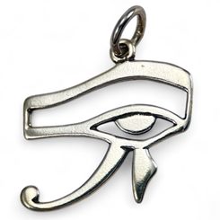 Horus Eye, ancient Egypt, silver pendant