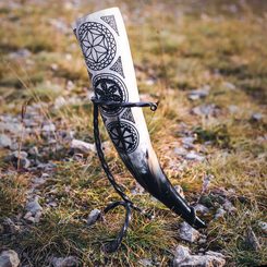 Hussite shield, pendant, zinc, enamel