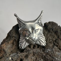 LYNX, pendentif, argent 925