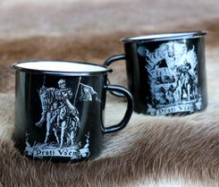 HUSSITES Medieval Enamel Mug