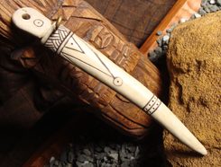 Slavic or Viking Needle Case, deer antler