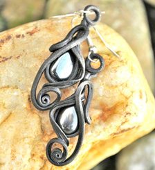 HEMATITE - earrings