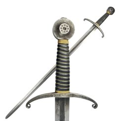 VALDEK one and a half handed medieval sword