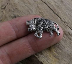 COLLACH, Celtic Boar, sterling silver bracelet