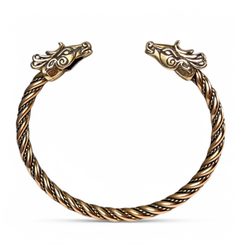 FIANNA, cerf, celtique, bronze, bracelet