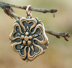 ROSE, House of Rosenbergs, pendant, bronze