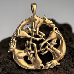 CELTIC TORQUES, hand forged torc