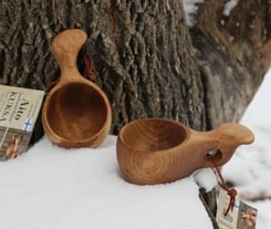 KUKSA, Visakuksa, birch bowl from Lapland