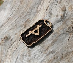 TIWAZ, Fer, forgé, pendentif