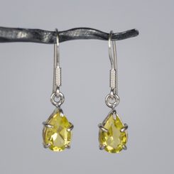 SINOPE Ohrringe, Silber 925 Citrin