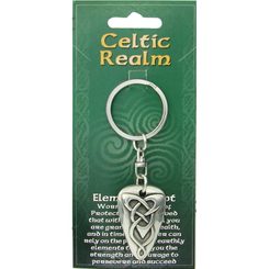Knot of Elements - Celtic pewter keyring