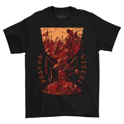 Truth prevails - Hussite men's t-shirt, colored