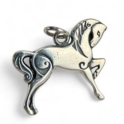 CELTIC HORSE, silver pendant