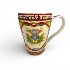 Mug écossais en porcelaine, chardon