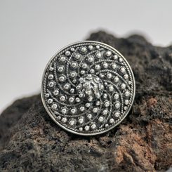 BIRKA, viking pendant, replica, sterling silver
