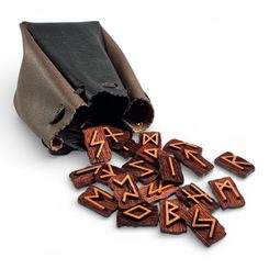 RUNES - Elder Futhark, set of wooden runes