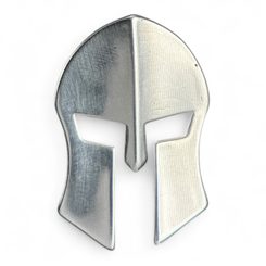 Spartan Helmet, pendant, silver
