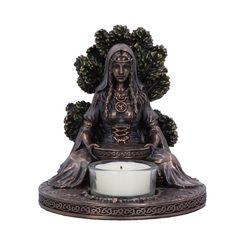 Celtic Goddess Danu 12,5 cm, candlestick