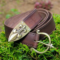 MEDIEVAL LONG BELT, Fleur de Lis