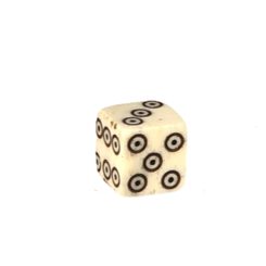Bone Roman dice