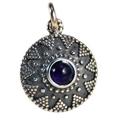 ISOLDA, amethyst, silver pendant