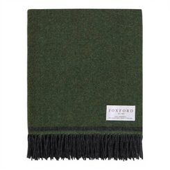 Irish Eoghan Lambswool Throw, Foxford