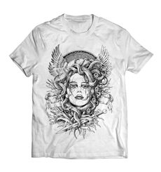 MEDUSA, men's t-shirt, b&w
