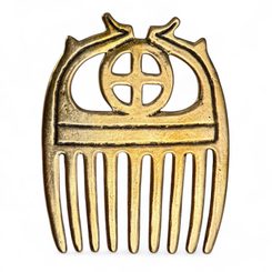 Bronze Age comb, replica, Sweden