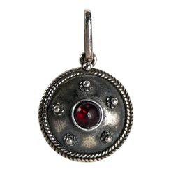 ANTICA ROMA, Silber-Anhänger mit Stein, Ag 925