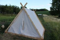 Saxon tent Jorvik, 2 x 4 m