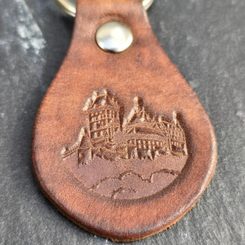 CARLSTEJN porte-cornes en cuir