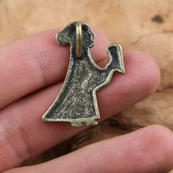 Collier tressé de loup viking