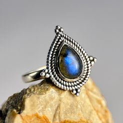 SPRING of the MOLDAU - Moldavite, silver necklace