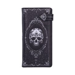 Baroque Skull Embossed, wallet 18,5 cm