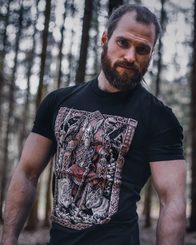 Odin sur le trône -  t-shirt, hommes