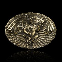 Cosaque - BORN TO BE FREE, boucle de ceinture, laiton