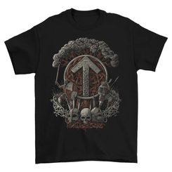 TIWAZ - Collection FUTHARK, men's T-Shirt colored