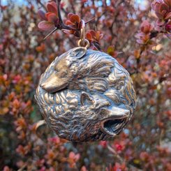 COEUR DU NORD, Hugin et Munin, collier viking en argent