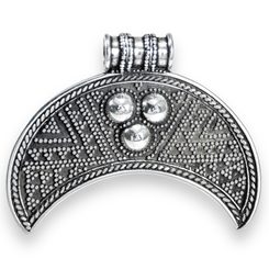 LIVING - Lünette, Silberhalsband, Ag 925, 15g