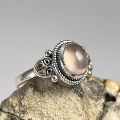 SHAMROCK - bague, moldavite, argent