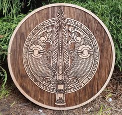 Gungnir Wall Decoration 45cm Oak