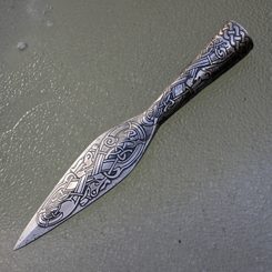 Gáe Bulg, Irish Spear etched