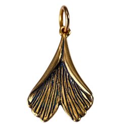GINKGO, pendant, bronze