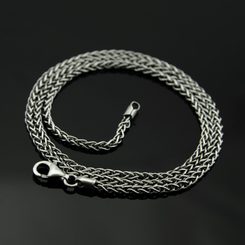 VIKING, silver neck chain