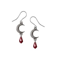 Larmes de lune, boucles d'oreilles