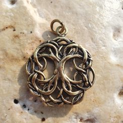 Tree-Life, pendentif Zinc