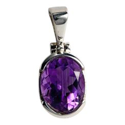 SPHINX, silver pendant, amethyst Ag 925/1000