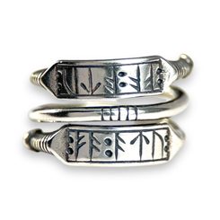 DEITY - Wikinger Runenring, Silber 925